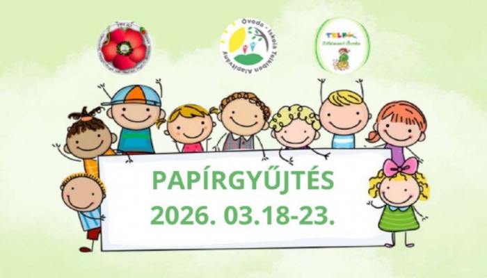 Óvodai-iskolai papírgyűjtés