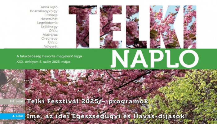 Minden fontos telki hír egy helyen - olvassa el a májusi Naplót!