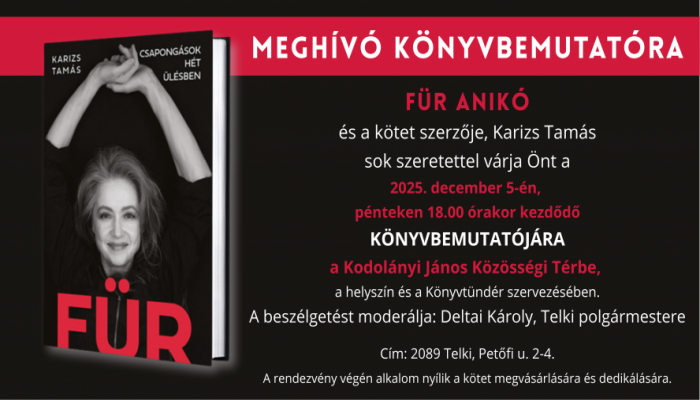 Könyvbemutató: Für - Csapongások hét ülésben