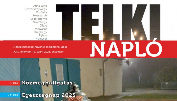 Lapozza át ünnepi számunkat Telki híreiért!