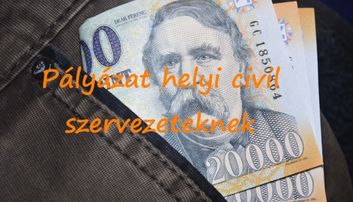 Pályázat helyi civil szervezeteknek