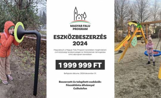 Közösségi összefogás a gyermekek fejlődéséért – új kültéri eszközök az iskolaudvaron