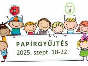 Jótékonysági papírgyűjtés