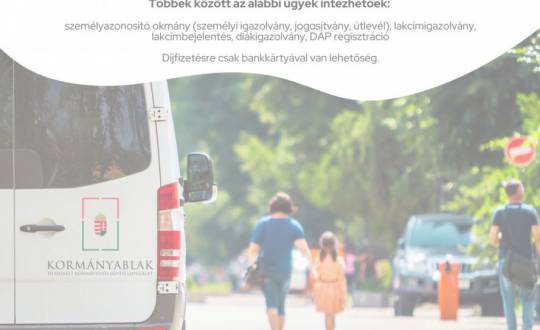 Ismét Telkiben lesz a kormányablakbusz
