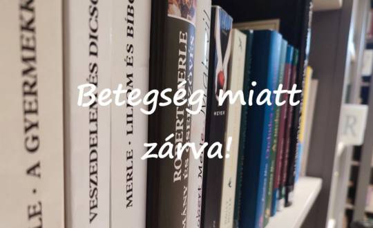 Ezen a héten nem nyit ki a könyvtár