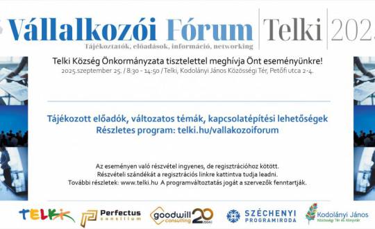 Telki Vállalkozásfejlesztési Fórum – 2025
