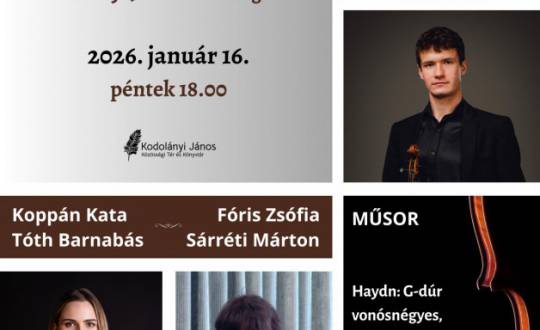 Újévi koncert a közösségi térben