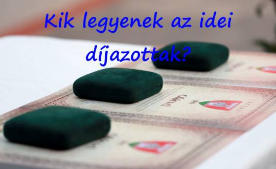Kik legyen az idei díjazottak?
