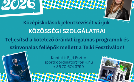 Felhívás: közösségi szolgálat