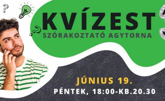 Újra kvízest - jelentkezz csapatoddal!