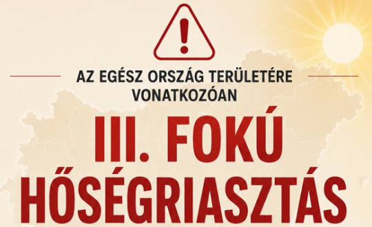 Hőségriasztás
