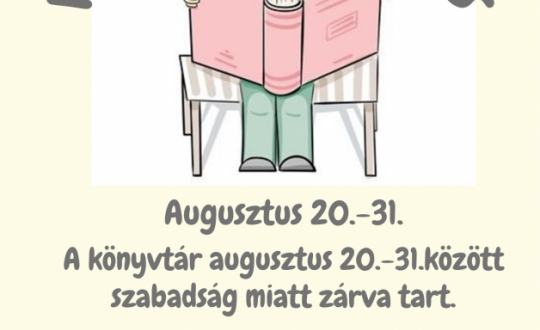 Könyvtári nyitvatartási információk