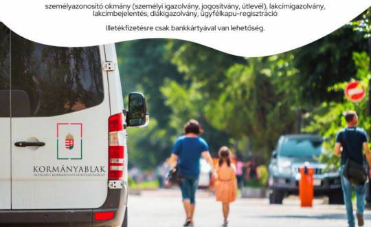 Ismét Telkibe érkezik a kormányablakbusz!