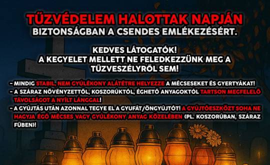 Biztonságban a csendes megemlékezésért